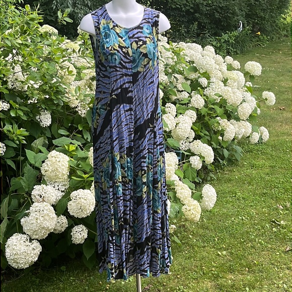 La D Da versatile floral dress L - Picture 1 of 11